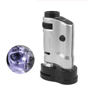20–40× Pocket Microscope with LED
