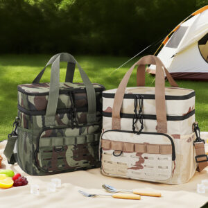 Double-Layer Insulated Cooler Bag